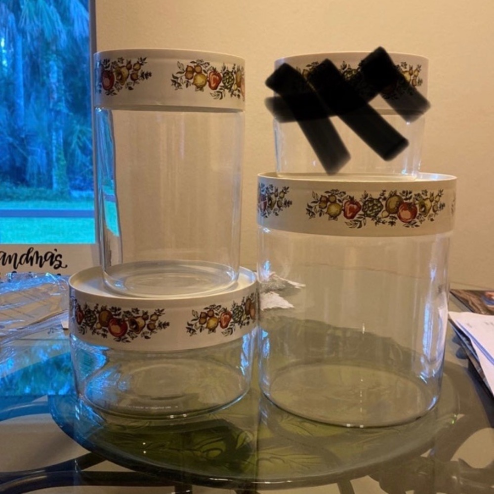 Vintage spice of life canisters